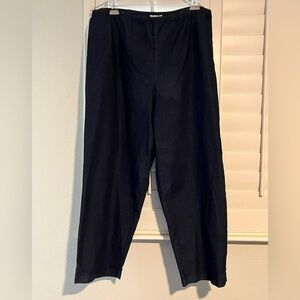 Eileen Fisher - NWT Black Slim Ankle Pants Relaxed Fit